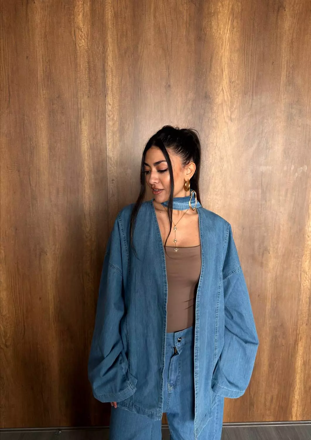 Silk Denim Set  5
