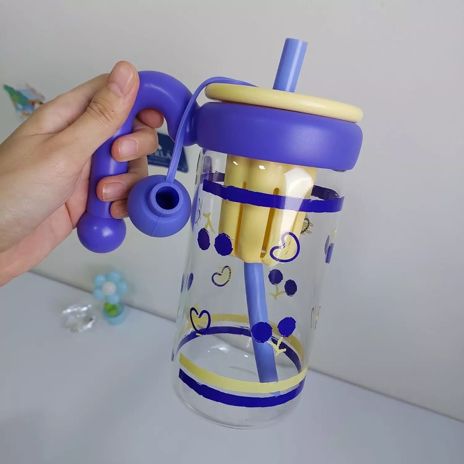 Heart Glass Mug 1