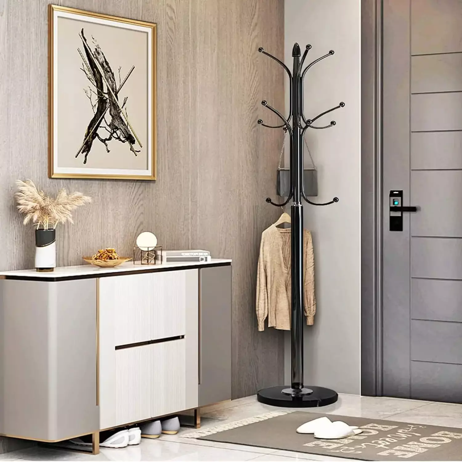 Imported Metal Coat Stand hover image
