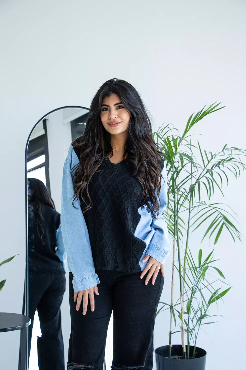 Wool and jeans shirt 6