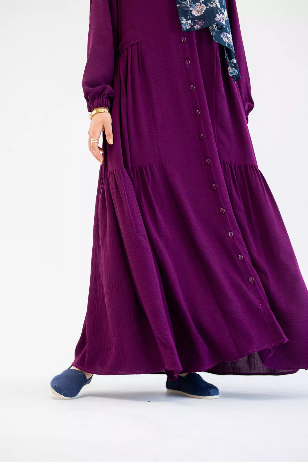 Purple loose Dress  1