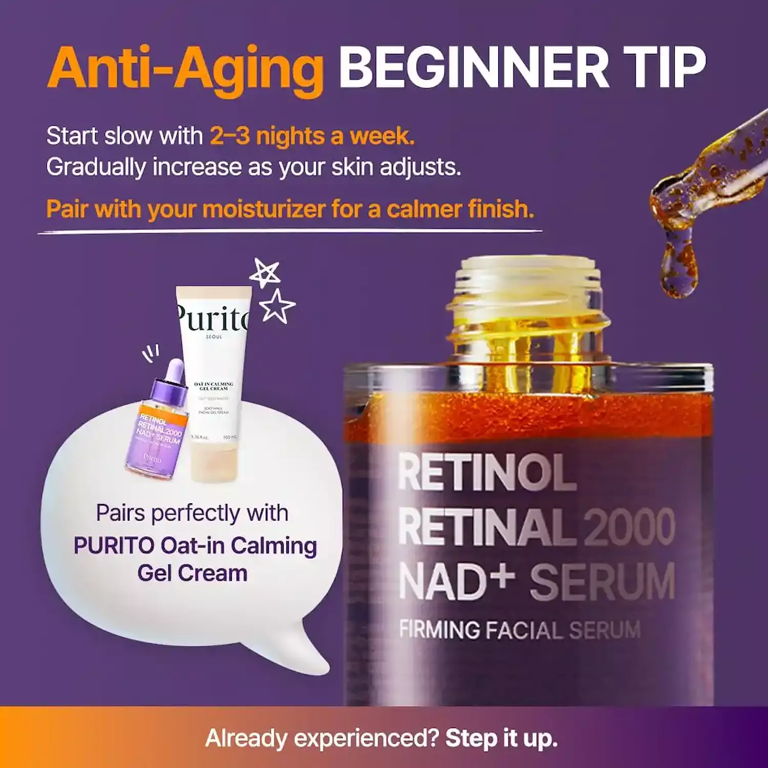 Purito SEOUL - Retinol Retinal 2000 NAD+ Serum 2