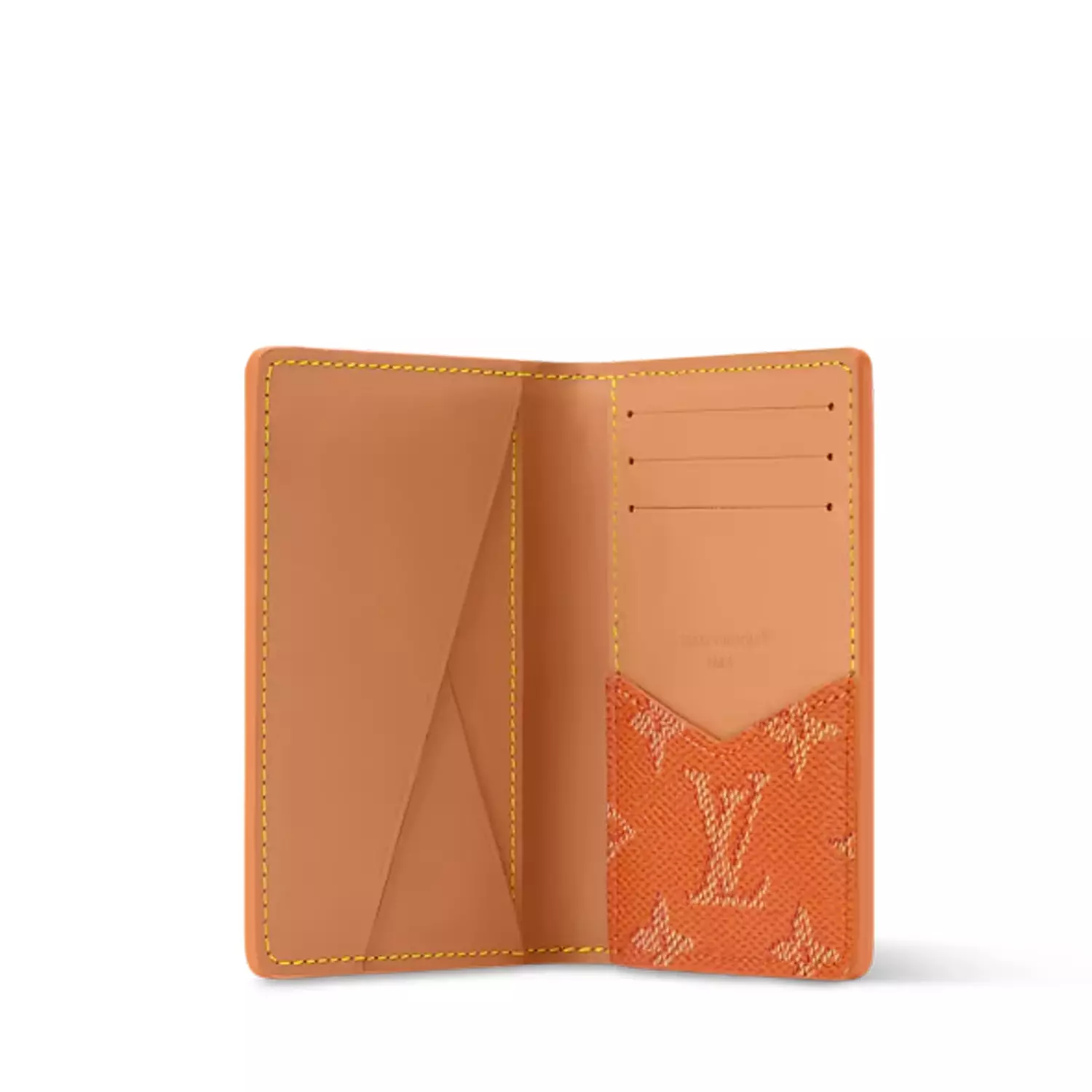 Louis Vuitton Monogram Heritage Pocket Organizer Orange Card Holder 2