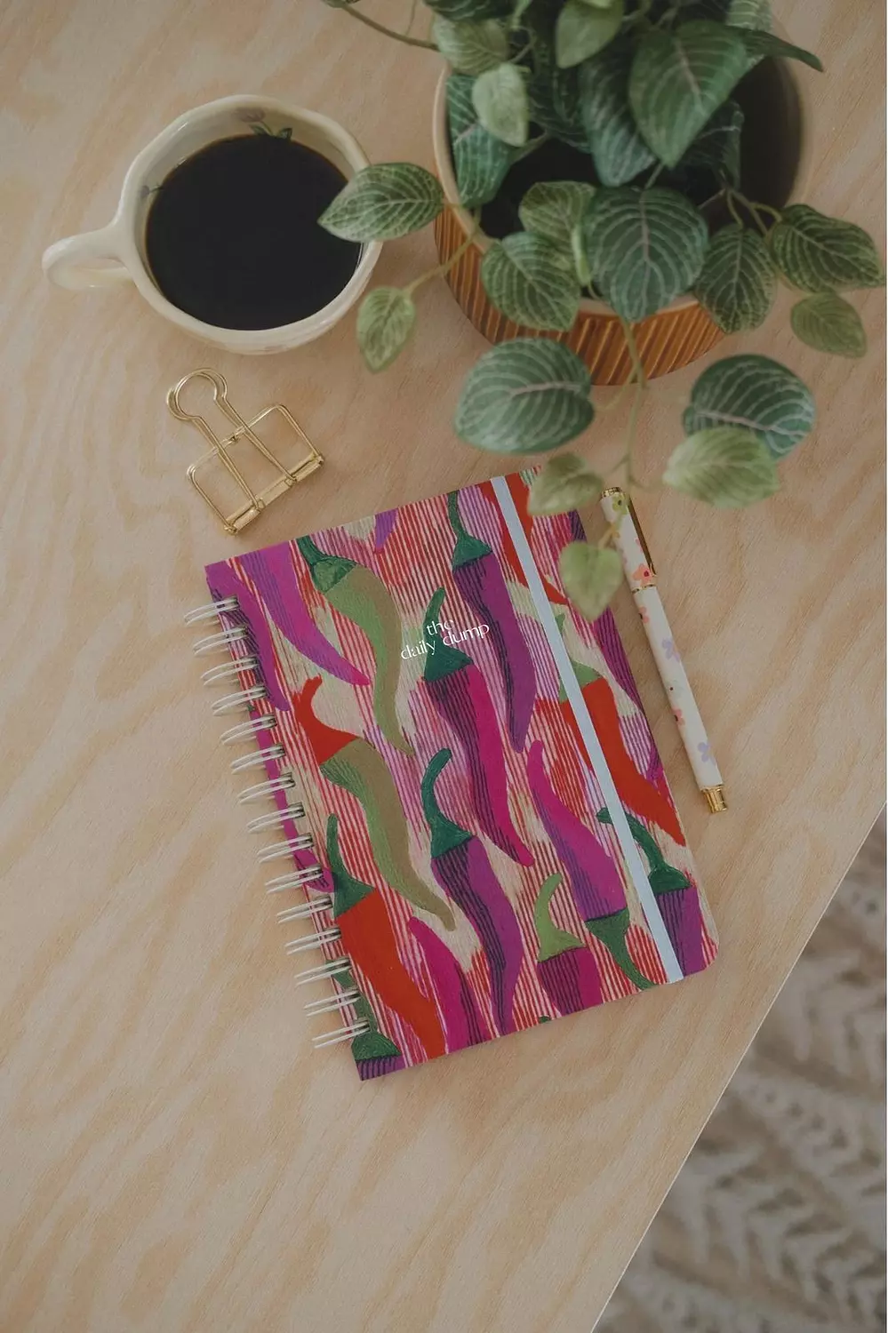 Wild Bloom Lined Notebook — Spiral image