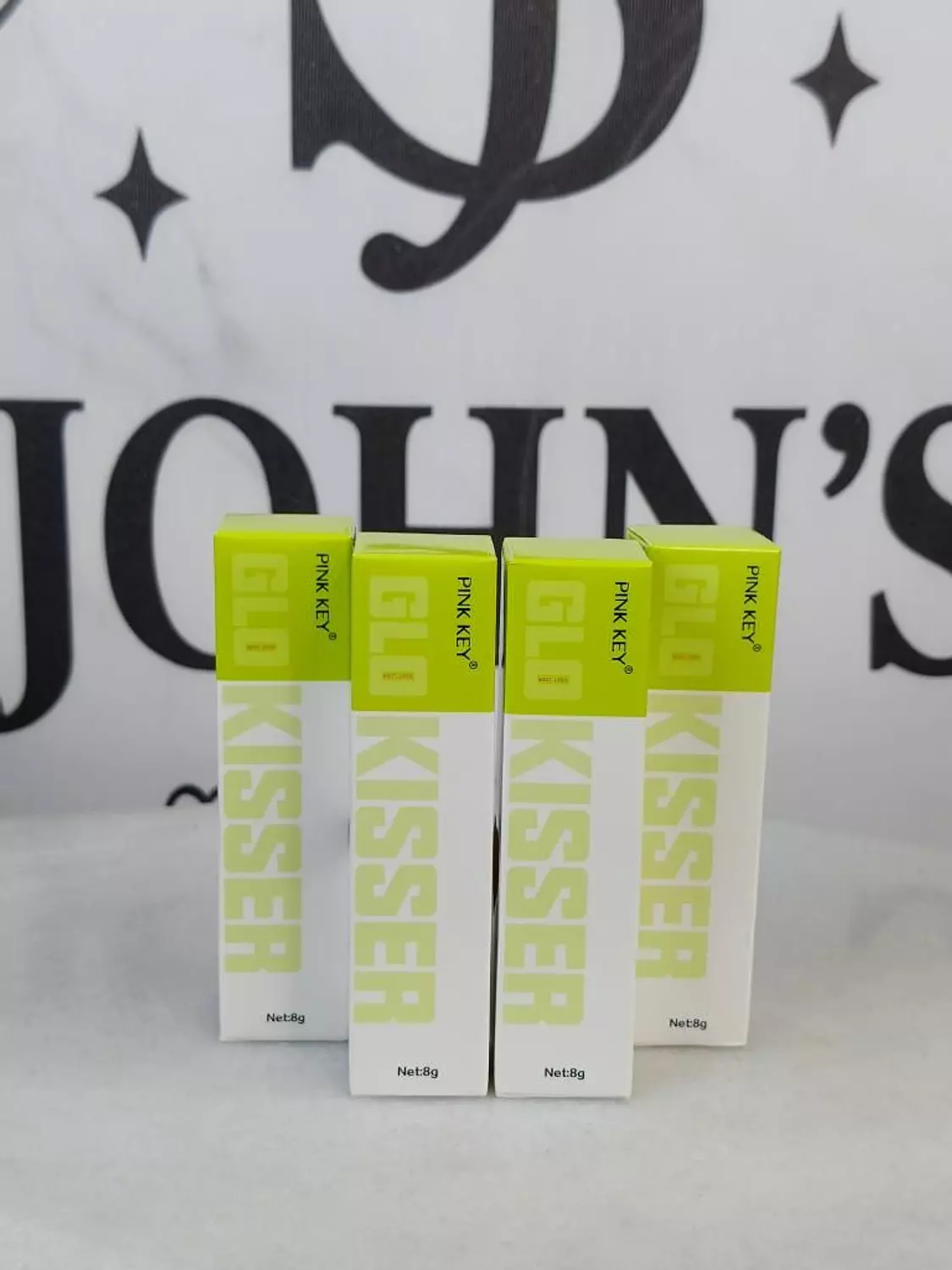 pink key lip gloss  image