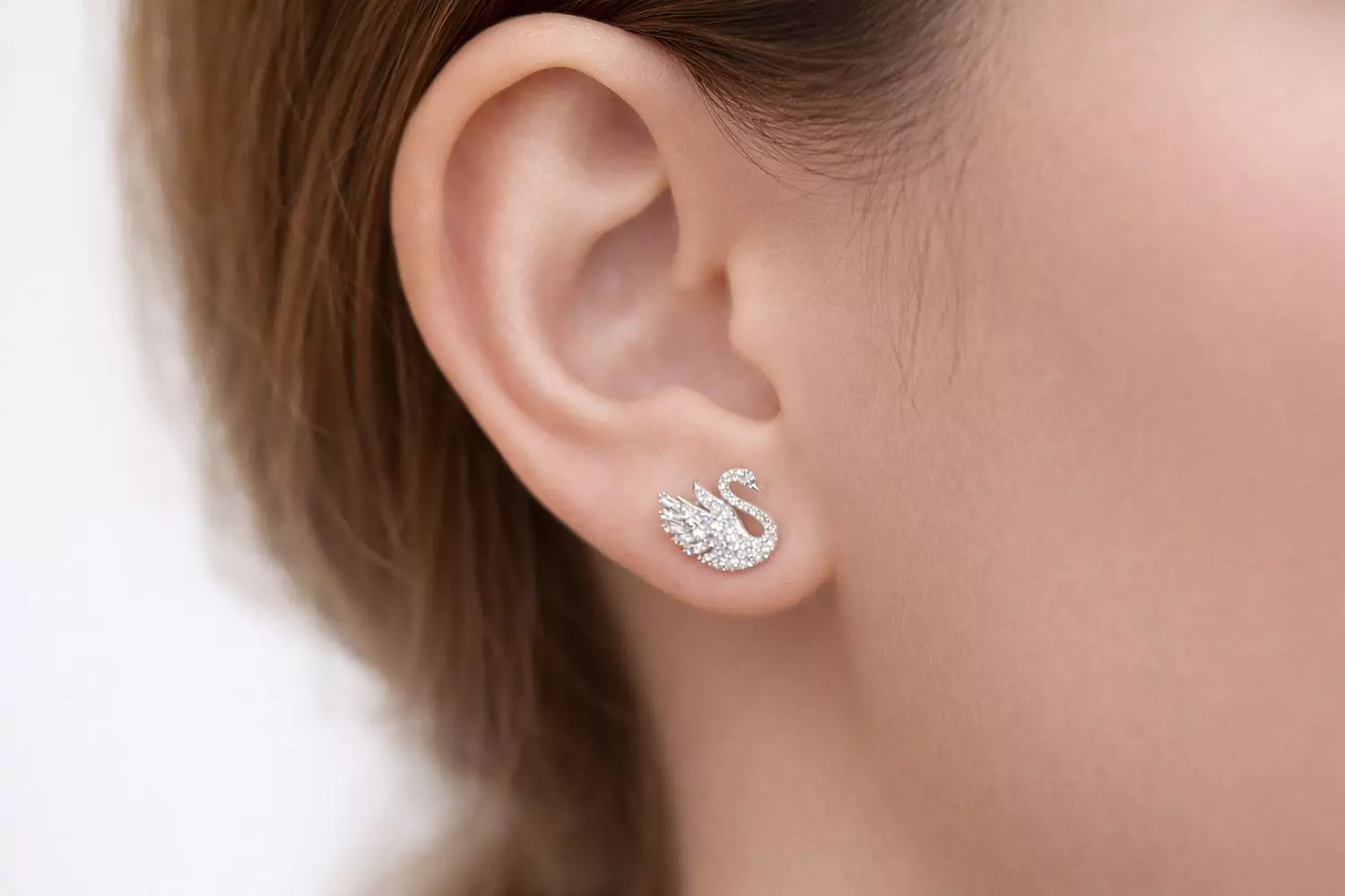 Silver Earrings swarovski image