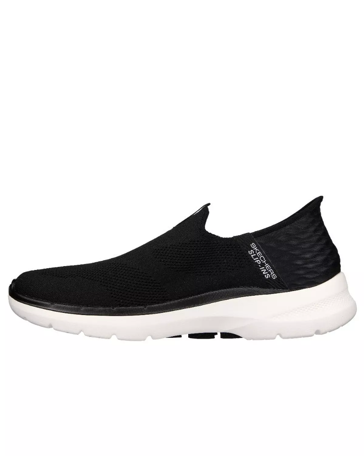 Skechers Slip-Ins: GOwalk 6 - Easy On Black x White  2