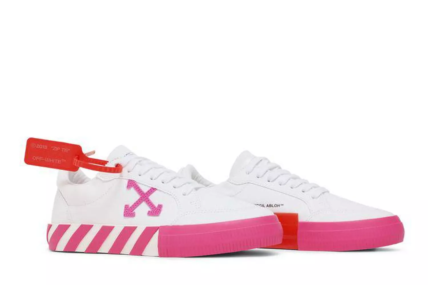 Off-White Wmns Arrow Vulcanized Low 'White Fuchsia' 5