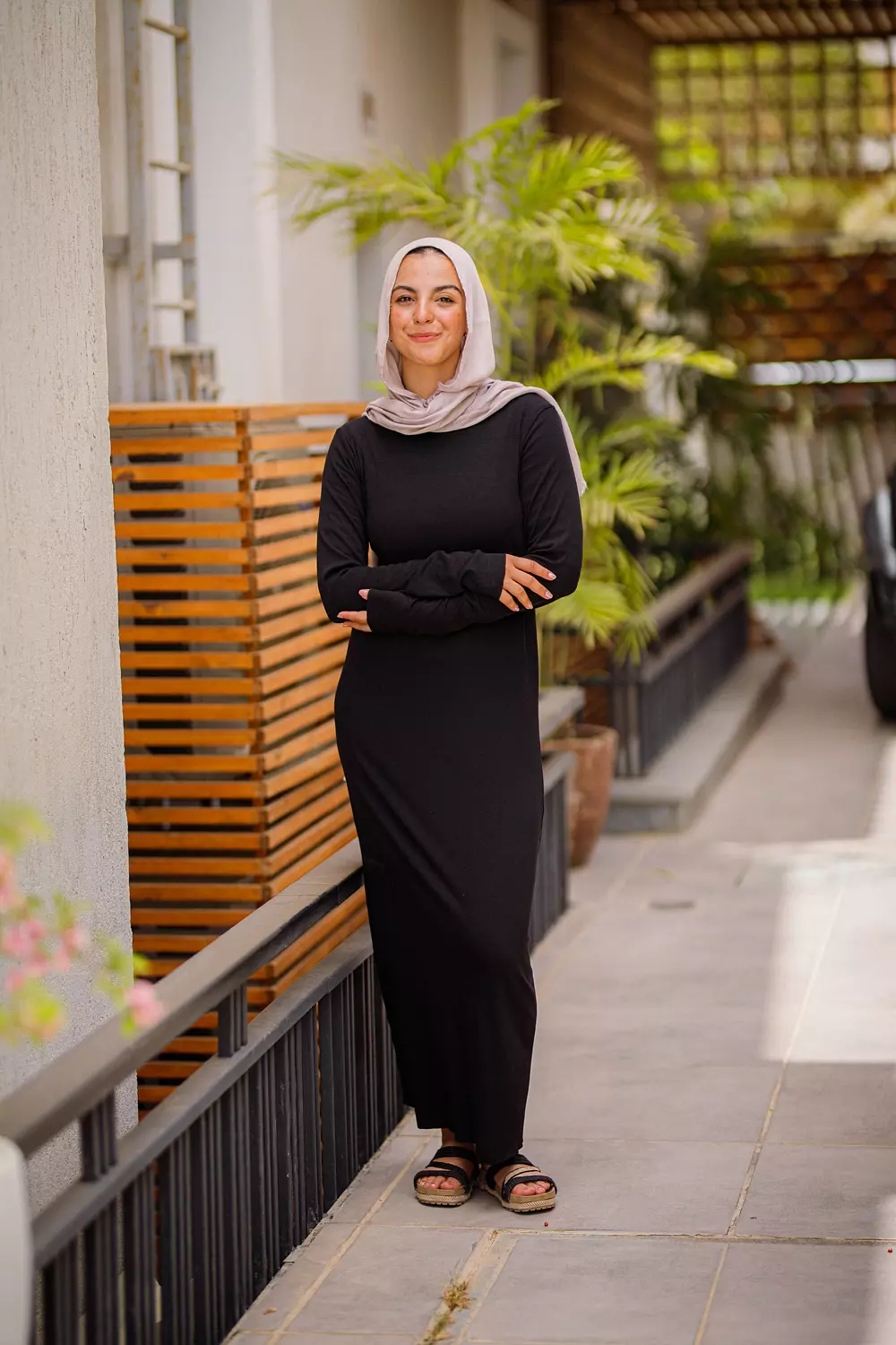 Black basic dress hover image