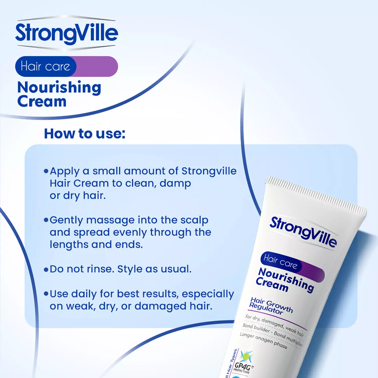 Strongville Hair Cream 120 gm 3