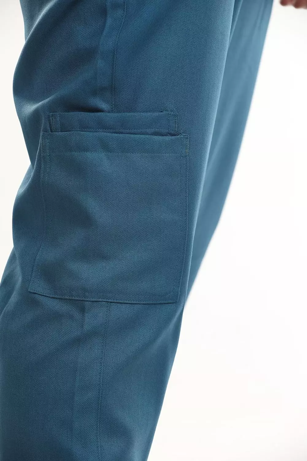 Petroleum Half Collar Scrub  10