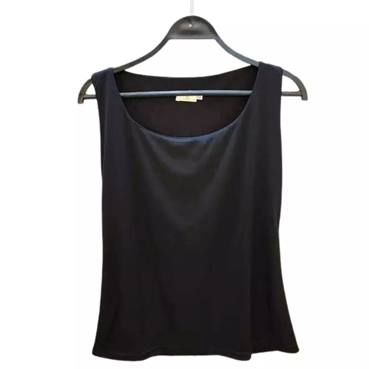 Basic Sleeveless Lycra Undershirt - Black image