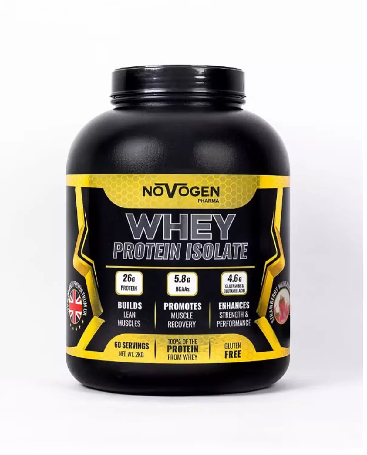 Novogen Pharma - Whey Isolate - 2,1 kg - 60 Serv - 26 g Protein hover image