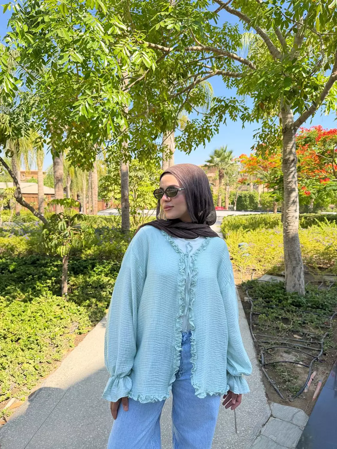 TIE FRONT BLOUSE  2