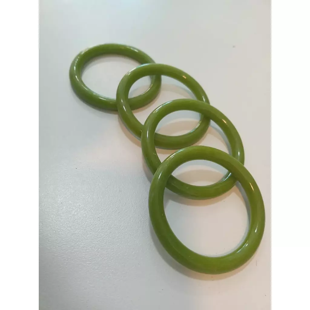 Glass Ring- Matcha Green