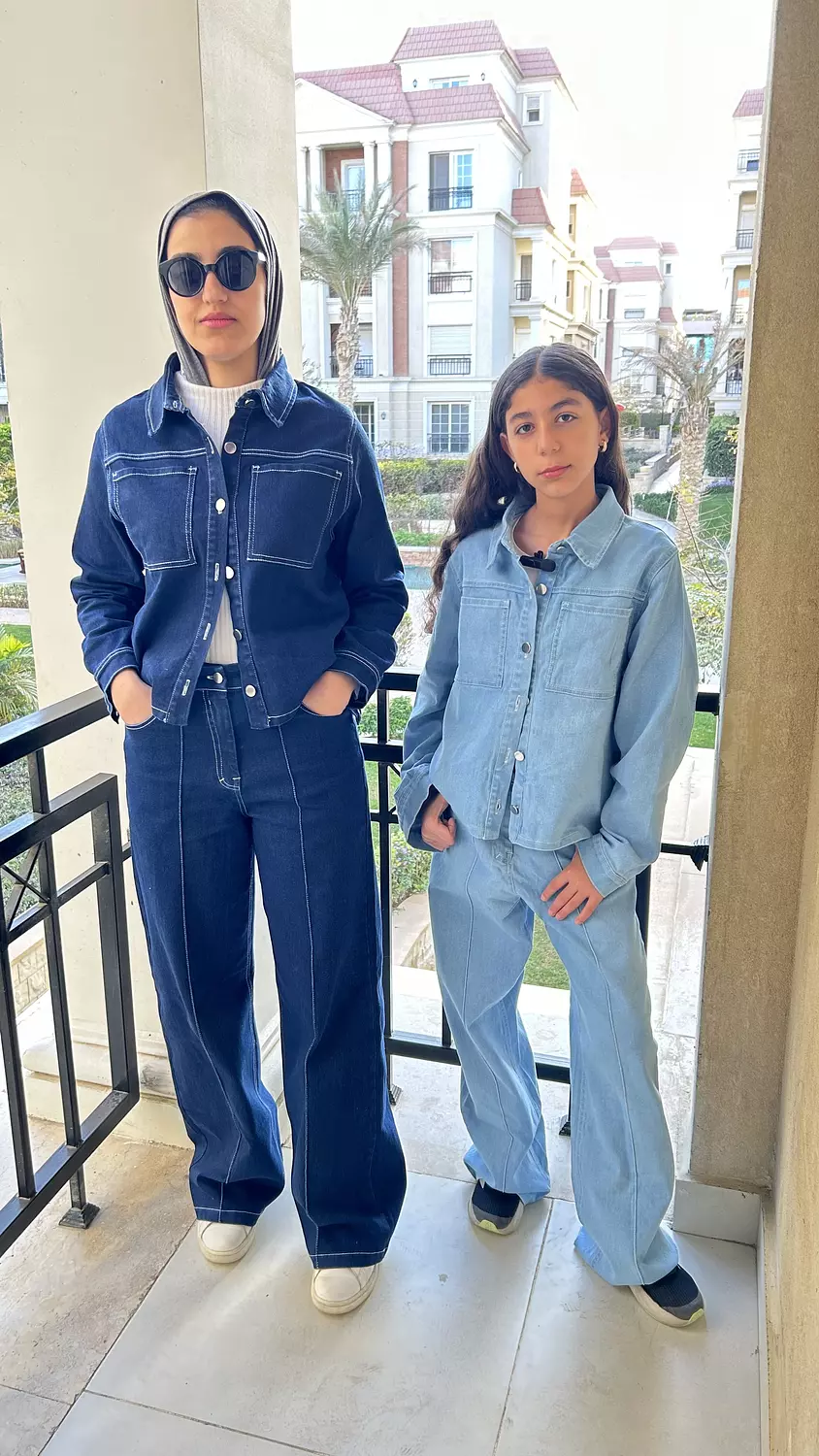 SOUTH Chunky Denim oversized Baby blue Jacket  4