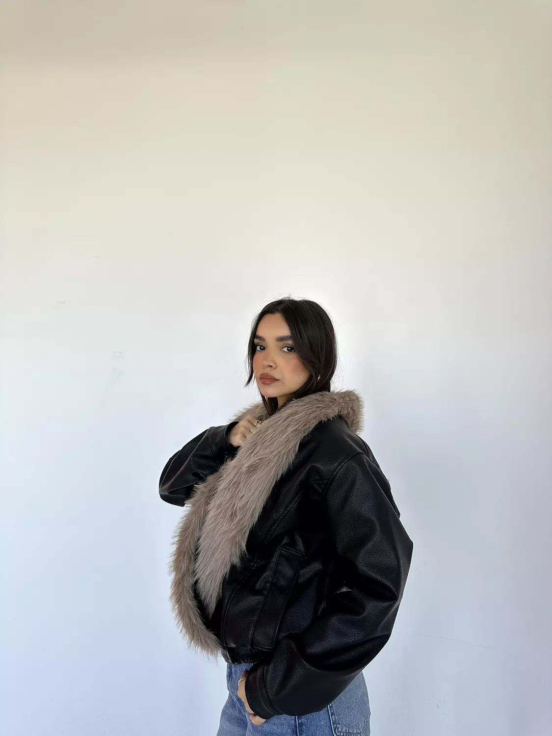 Faux Leather Jacket 3