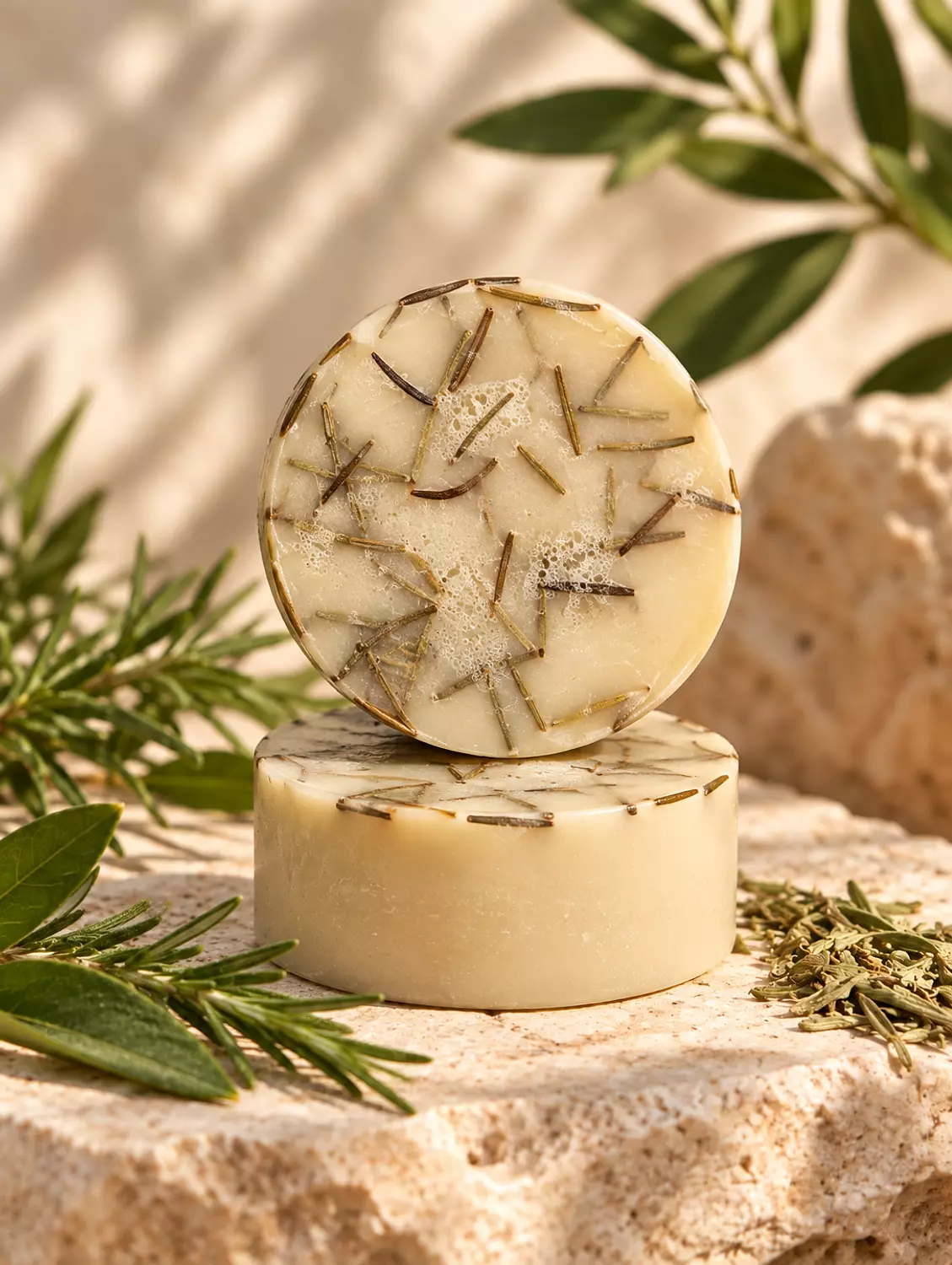 Rosemary vanilla shampoo bar