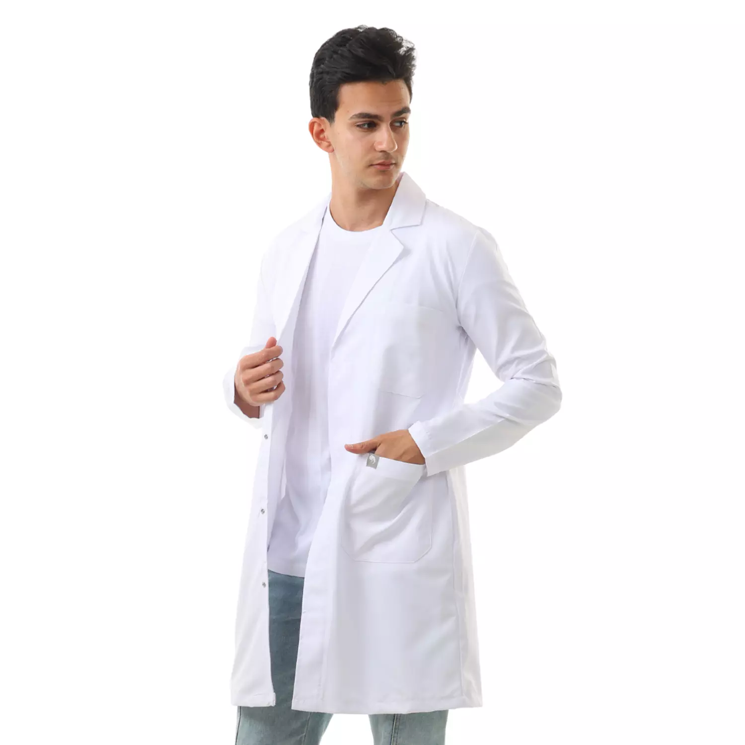 White Prime Lab Coat Long 4