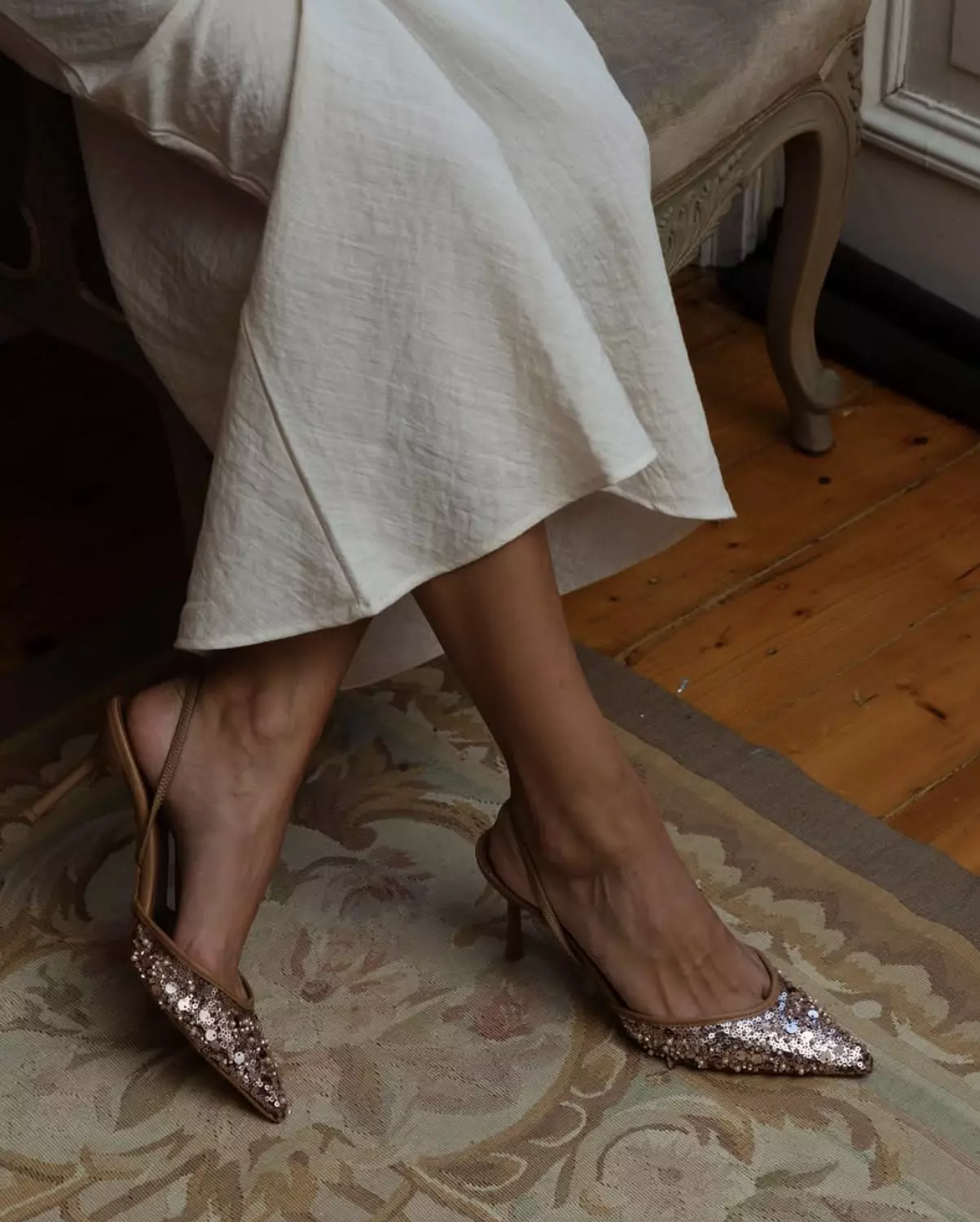 Mesh Slingback Heel 3