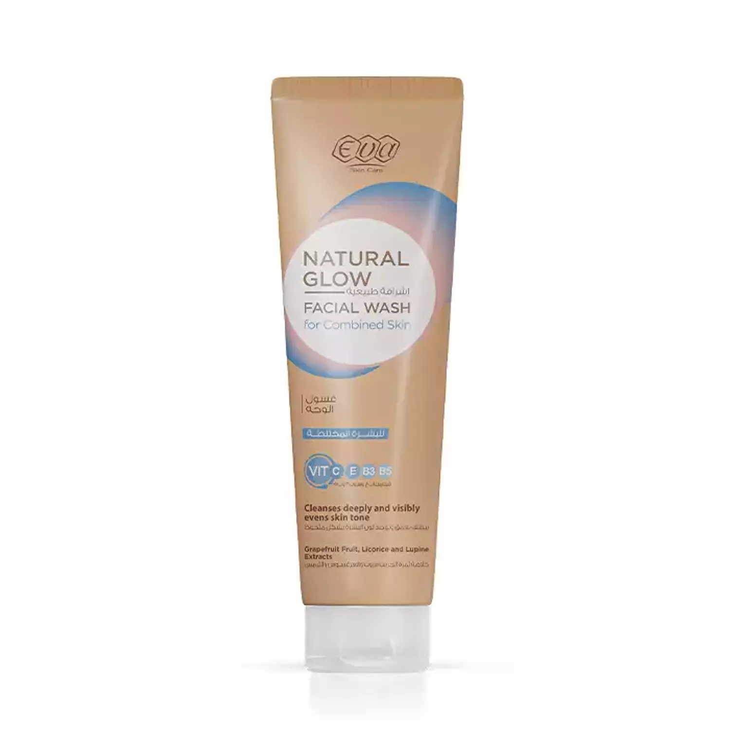 Eva Skin Care Natural Glow Facial Wash for Combined Skin - 100 ml image