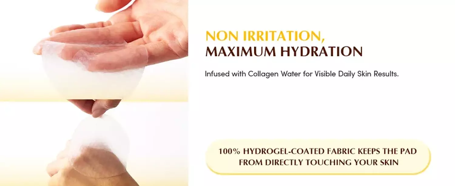 EQQUALBERRY - Collagen Glow Up Gel Toner Pads 60 Pads 2