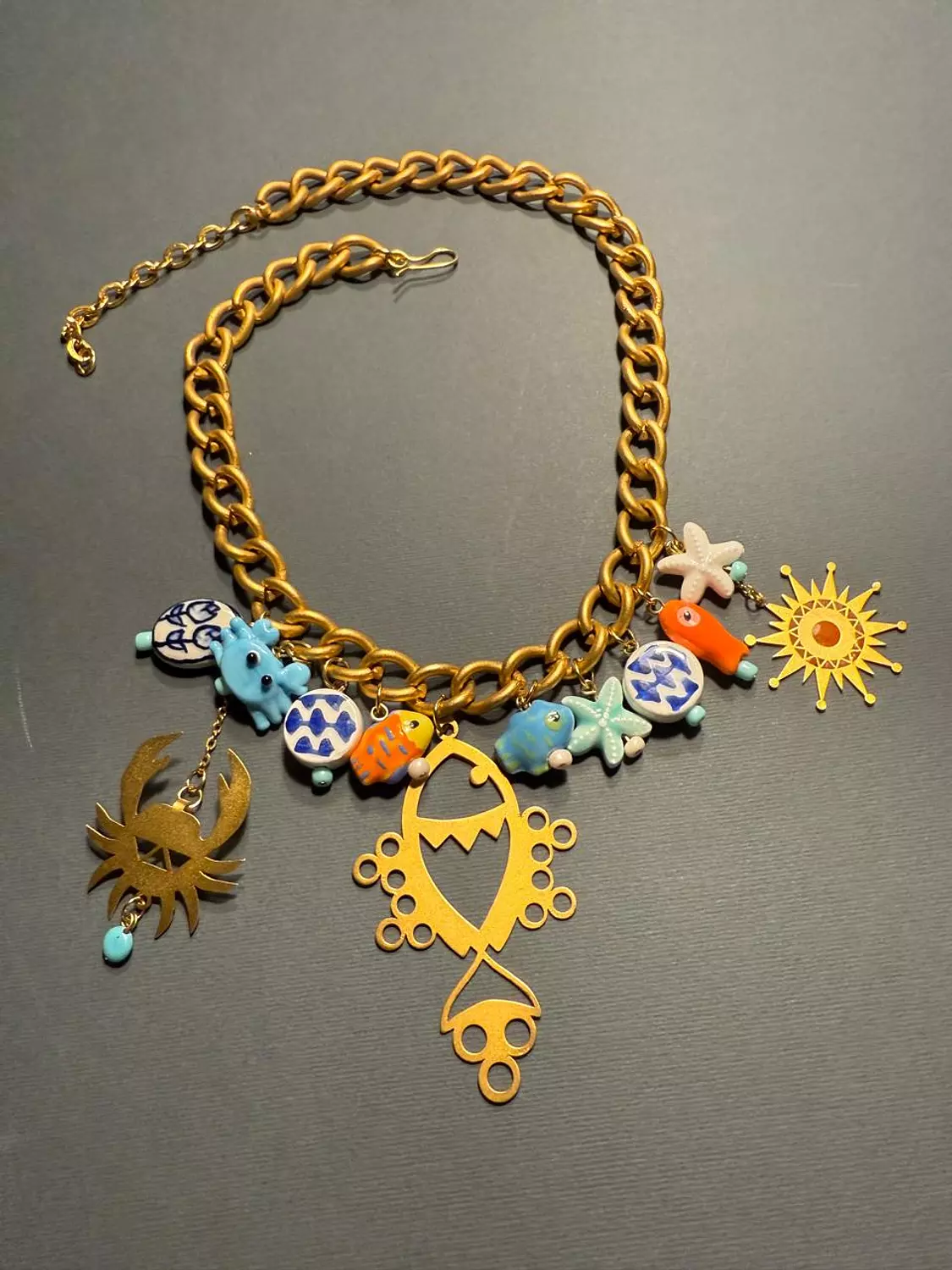 Gold Plated sea Necklace 3