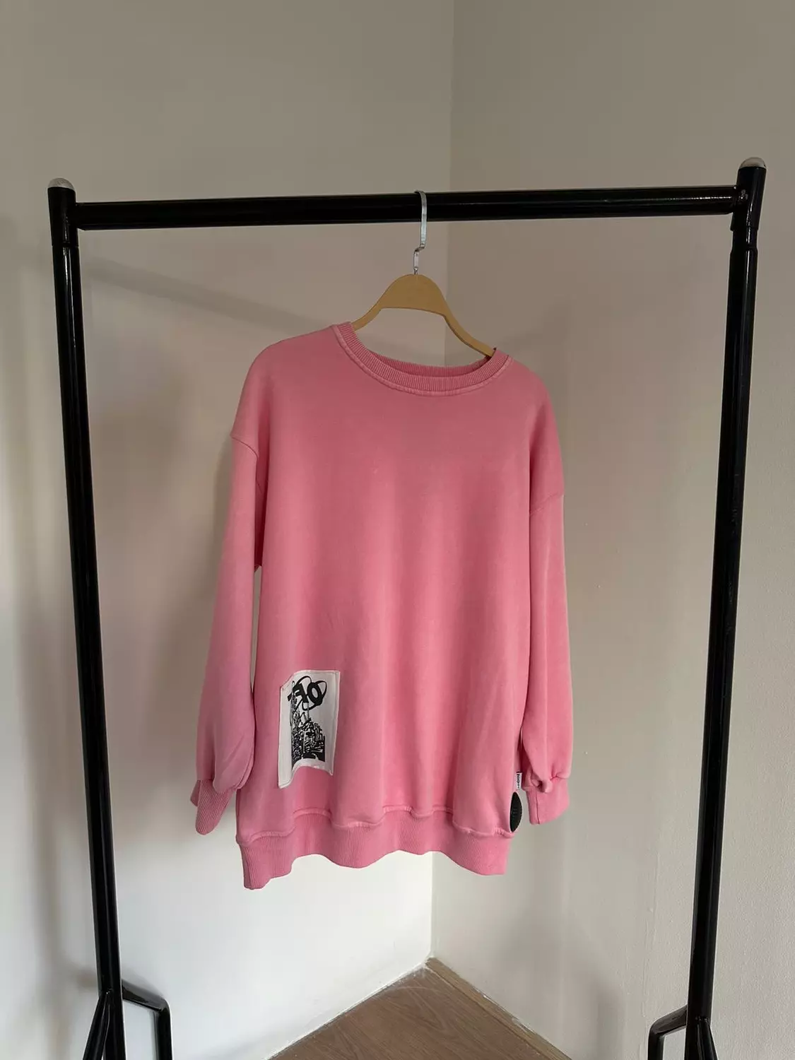 Washed pink T-shirt 
