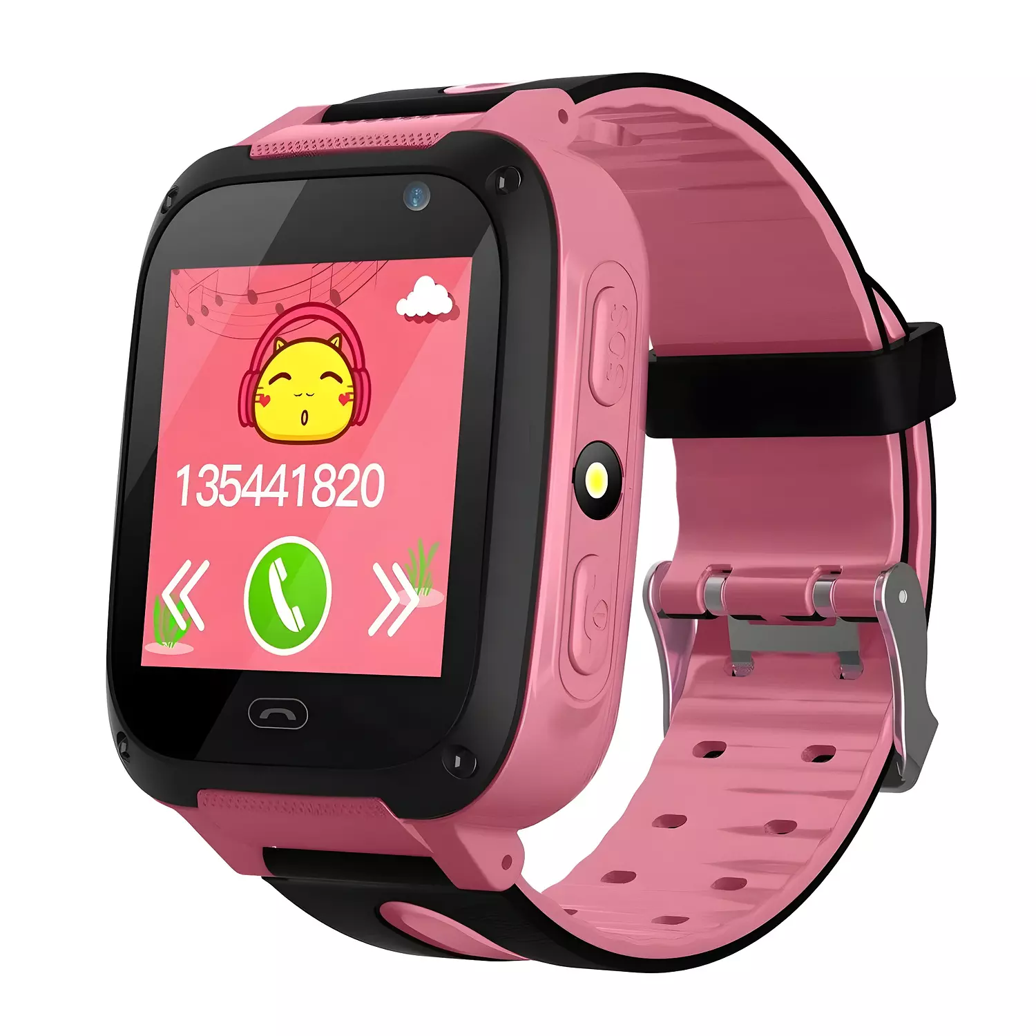 Z4 Kids Smartwatch with HD Touch Screen Camera SOS and Calls Elegant pink  image