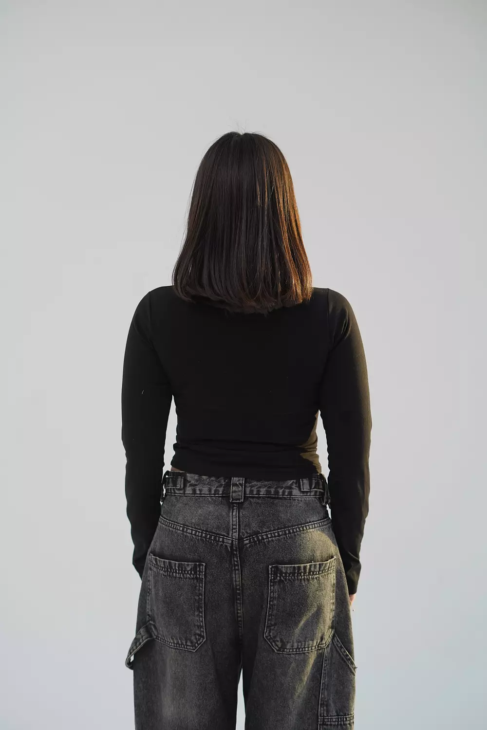 Black top with long sleeve 3