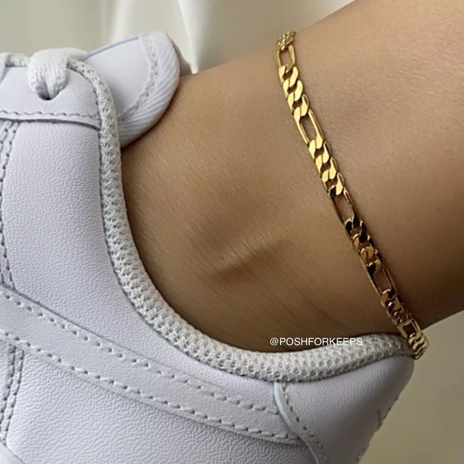 Simple chain anklet  image