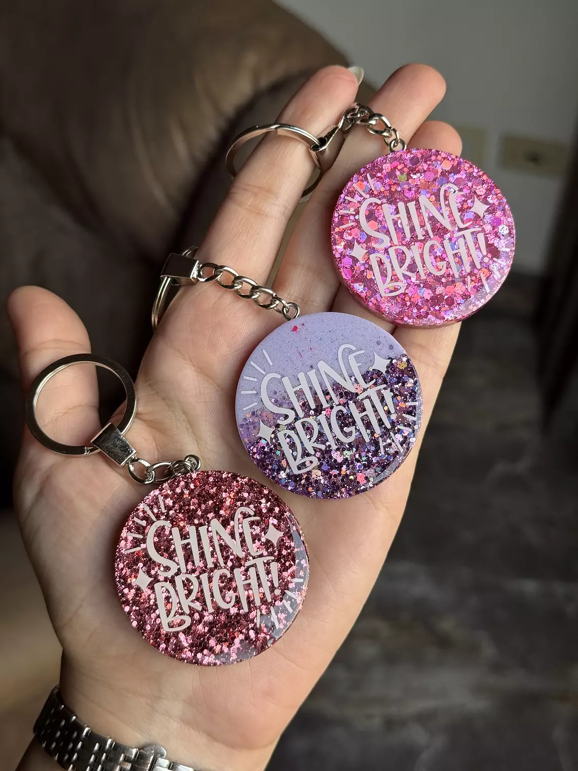 “ Shine Bright ! “ Keychain ( By Order ) image