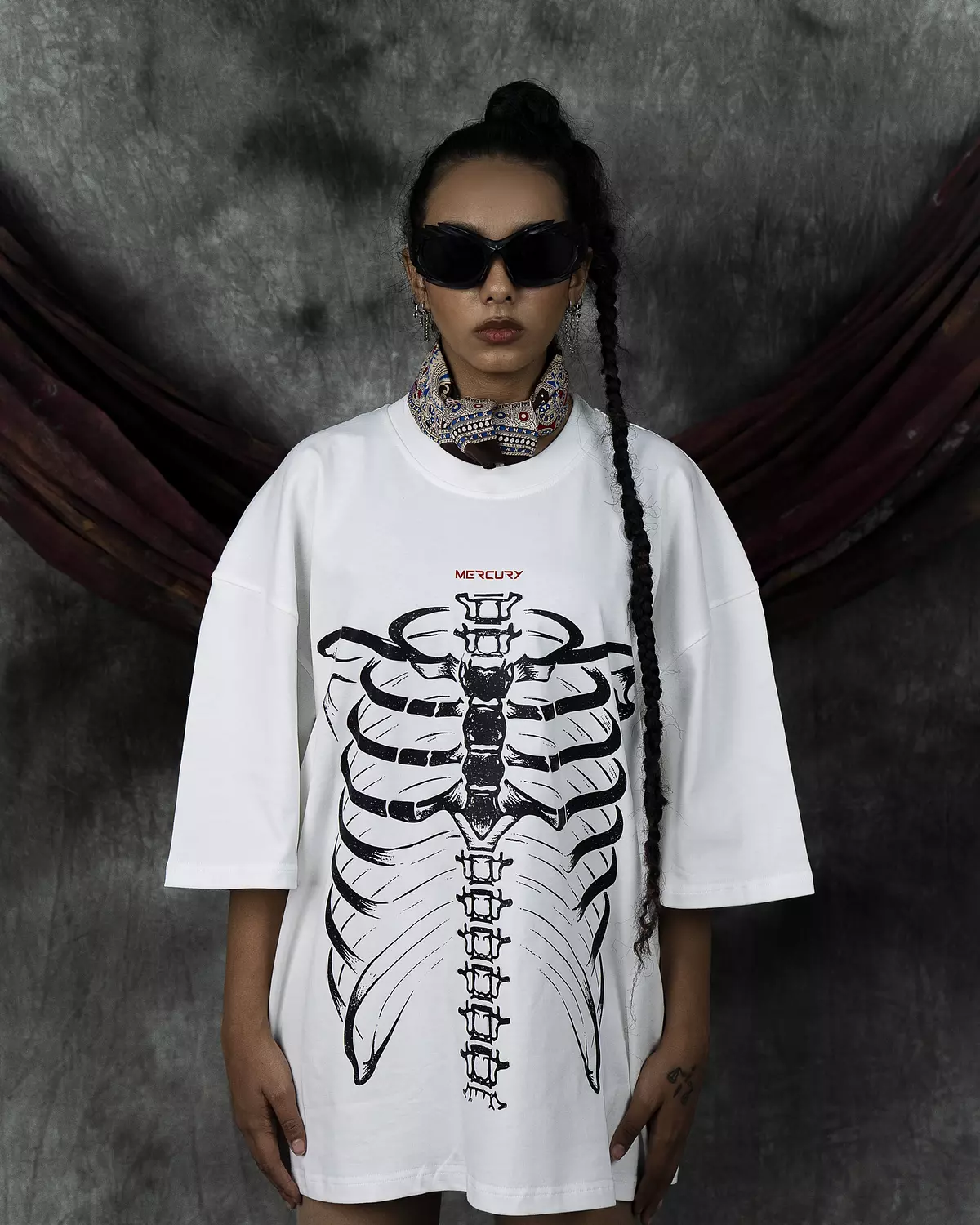 SKELTON Oversized T-Shirt image