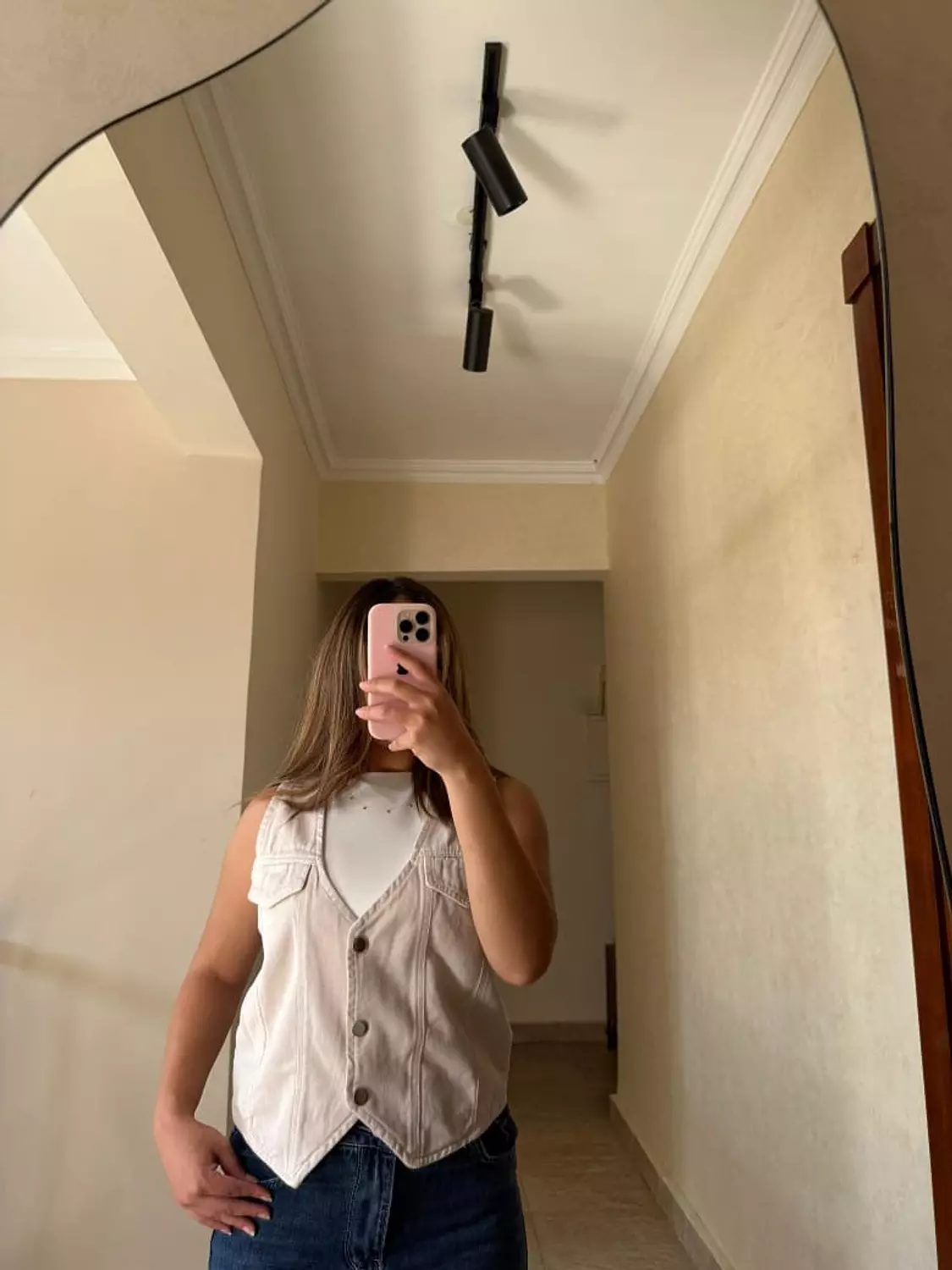 Cropped Gabardine Vest hover image