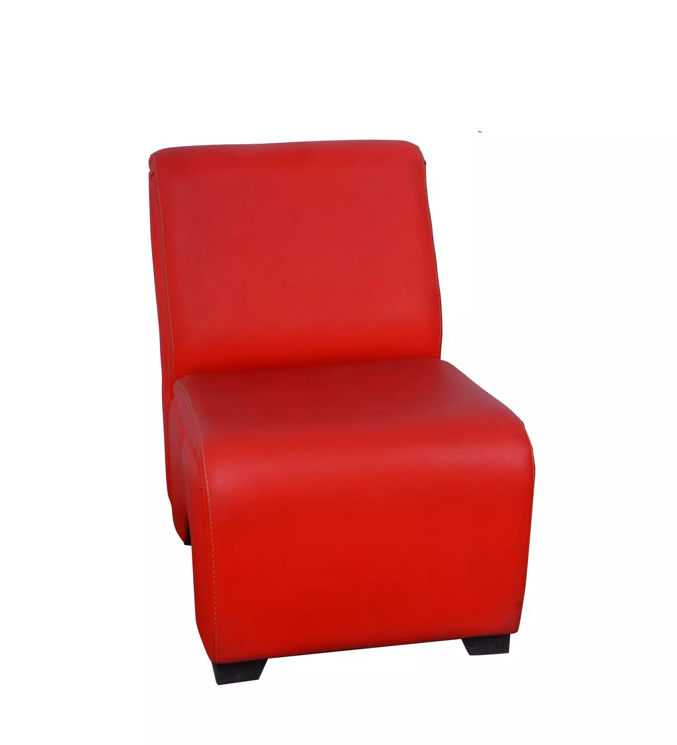 "Red Leather Waiting Armchair" hover image