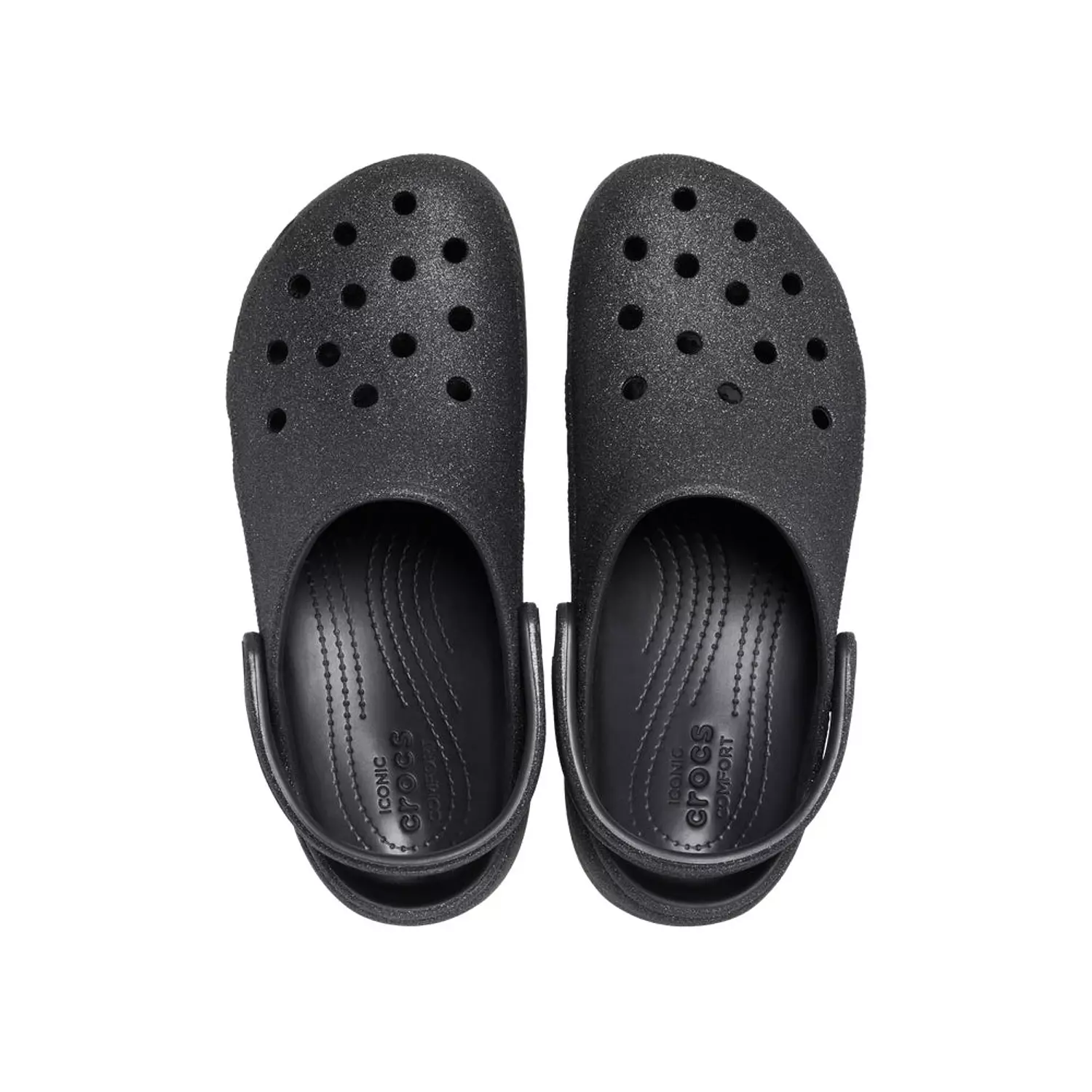Crocs Glitter Platform Black 5