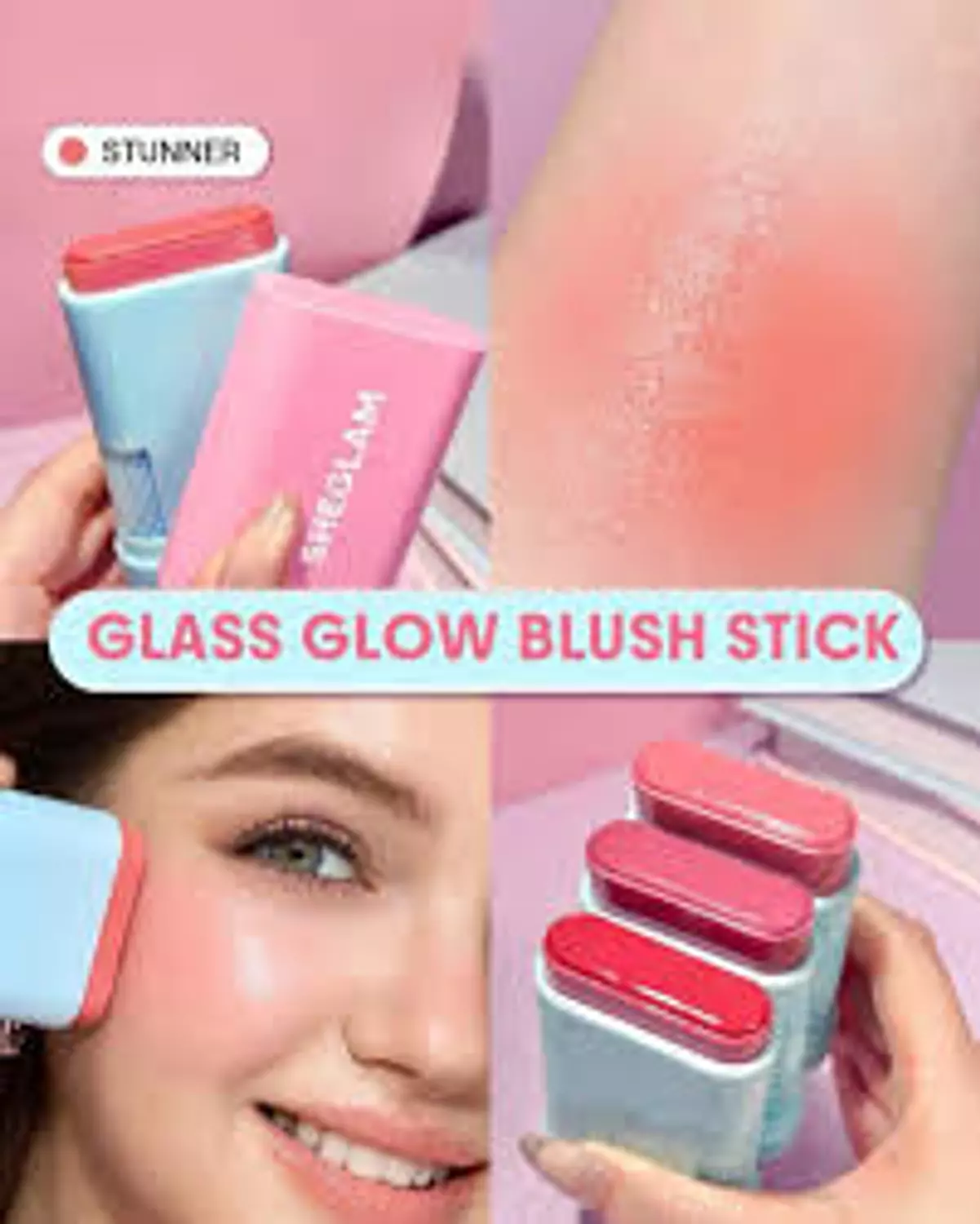SHEGLAM Glass Glow Blush Stick-Stunner image