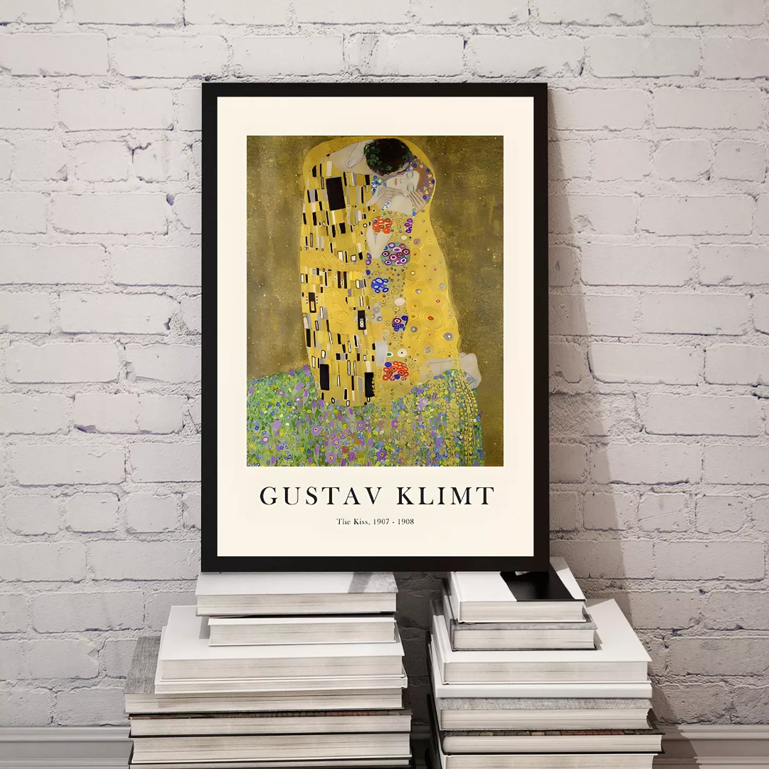 The Kiss By Gustav Klimt Frame image