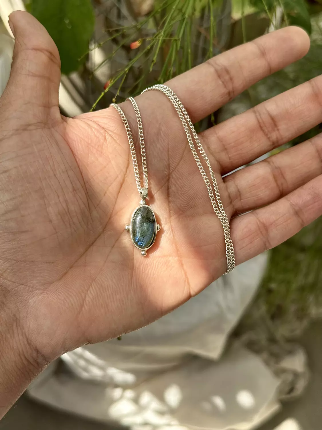 Labradorite Galaxy Necklace image