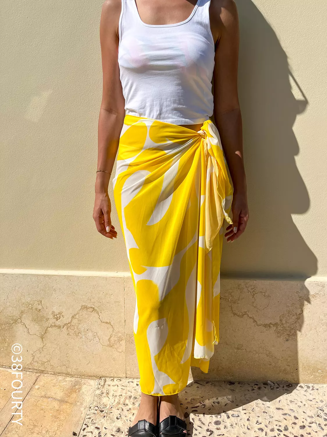 The Wrap-up coverup "Summer Love" Yellow  image