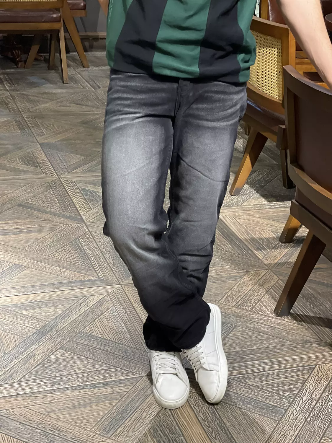 Black and gray jeans image