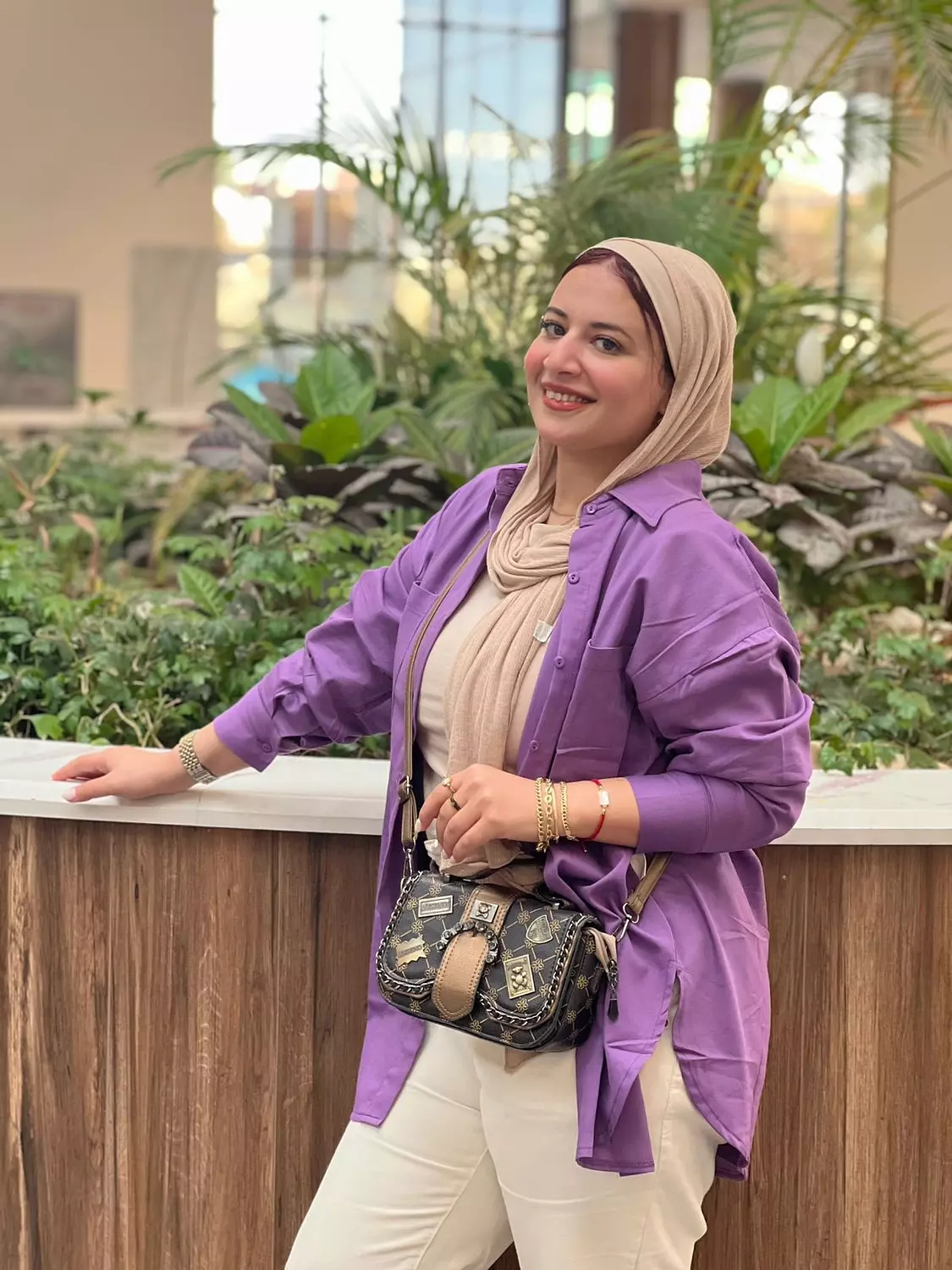 purple cotton shirt 1
