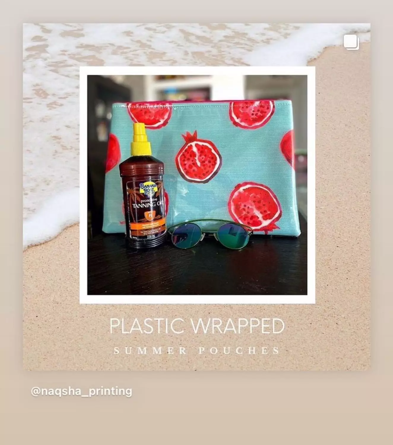 Pomegranate Plastic Pouch image