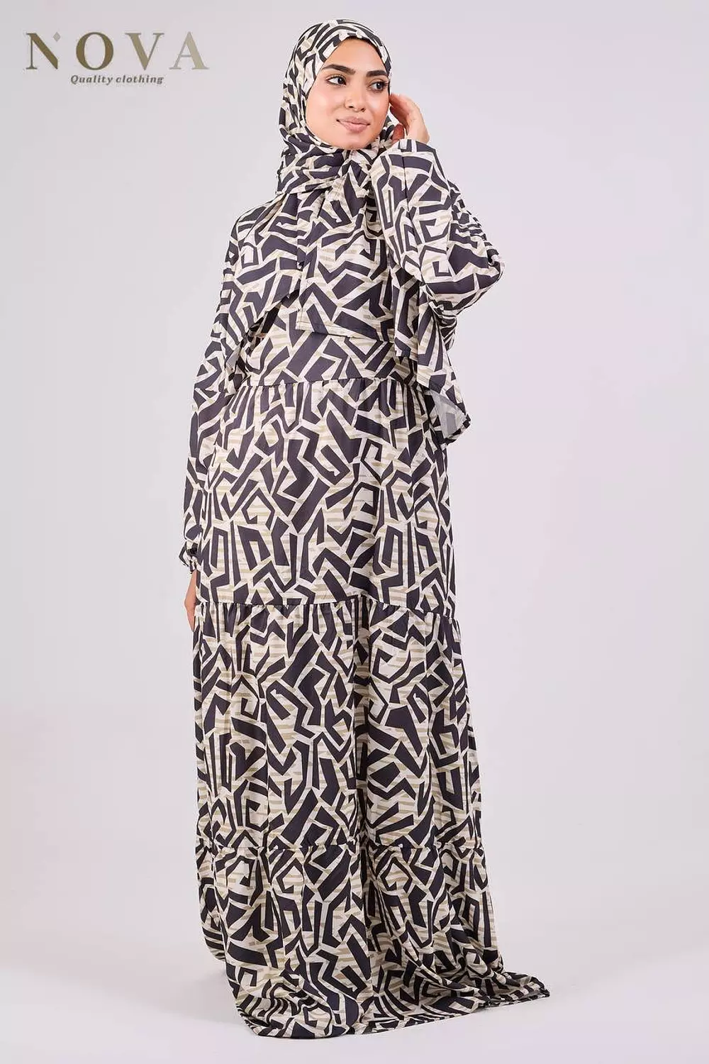 Charcoal soft dress image