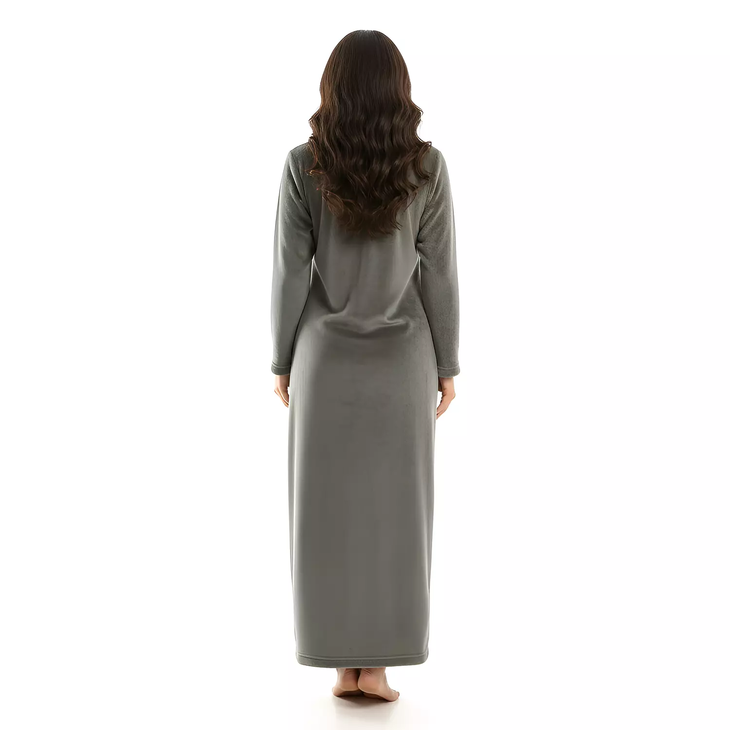 Shorto Nightgown Fleece - 2570 - Olive Green 4