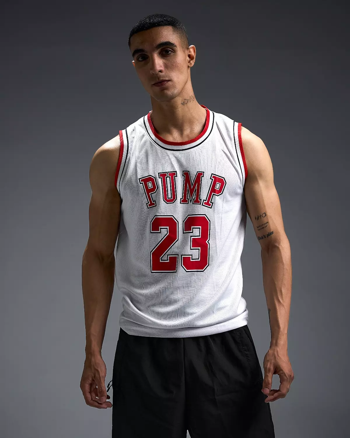 JERSEY TANK TOP-white hover image