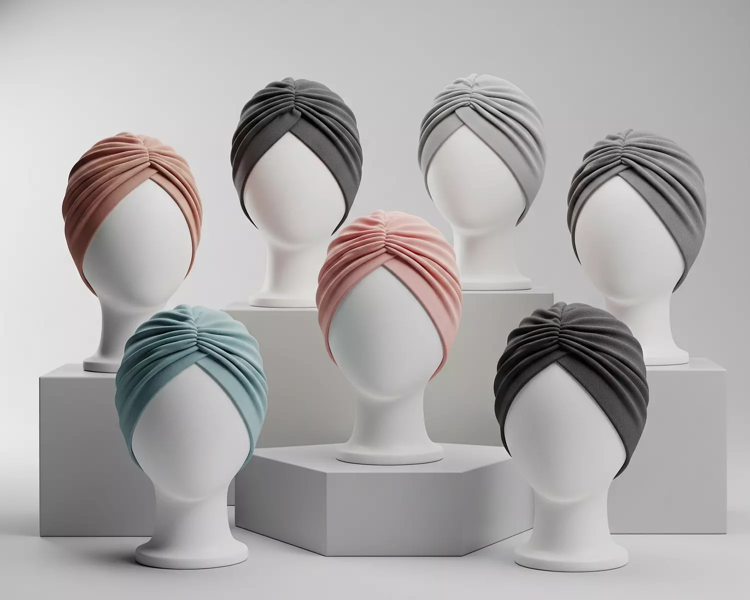<p style="text-align: center"><span style="color: #000000">Turbans</span></p>