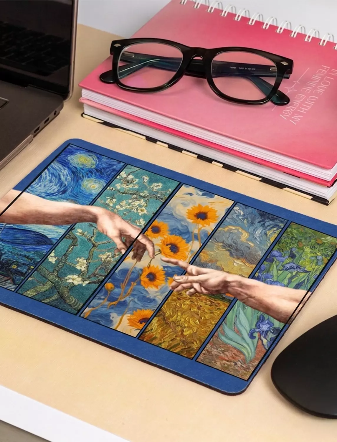 Van gogh paintings mouse pad hover image