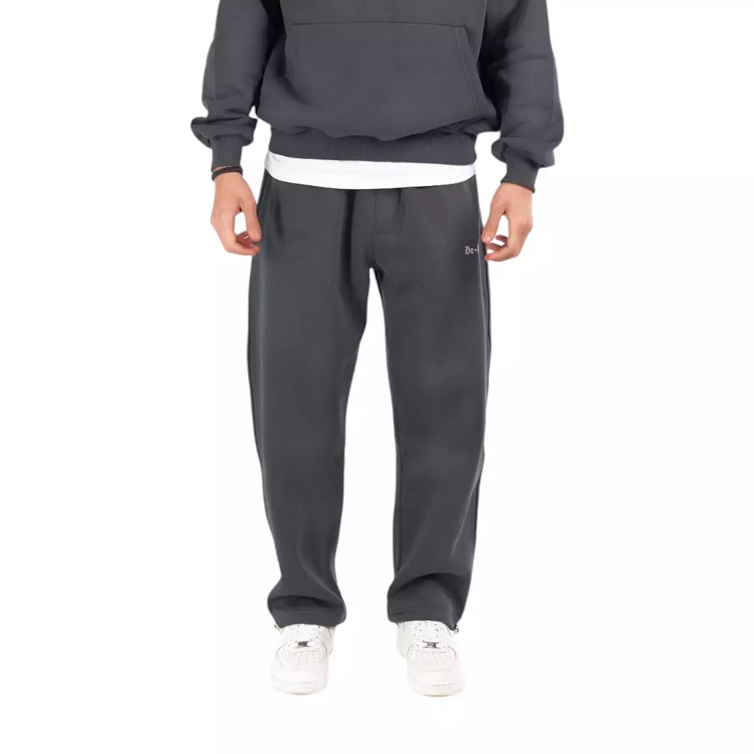 cotton wide leg winter sweatpants  3