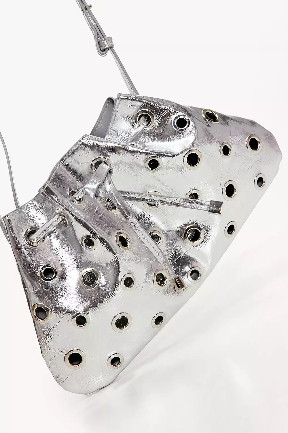 Silver Bag with Silver Hardware  1